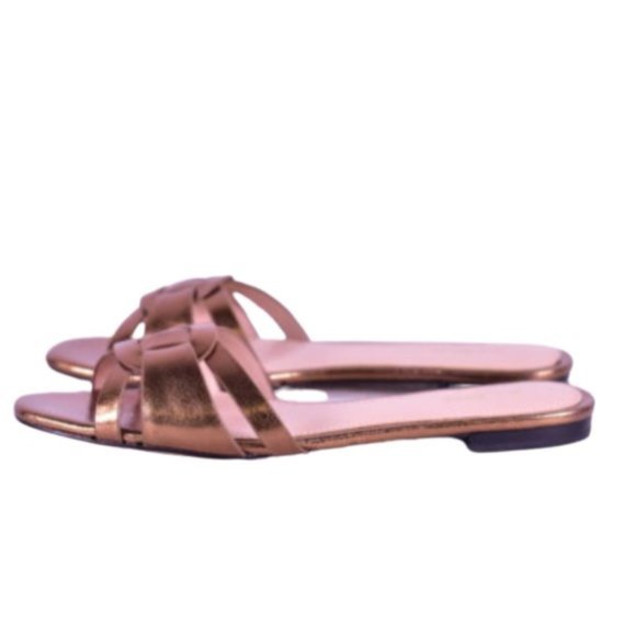 ALDO Astirassa Bronze Slide Sandals NEW IN BOX - Picture 3 of 14